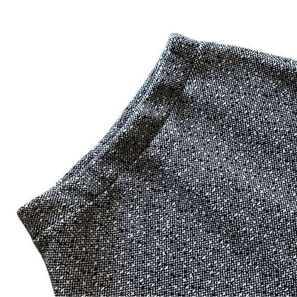 Vintage Tweed Maxi Skirt Black/ White Pull- On Size Small A-line Flare - Picture 5 of 13